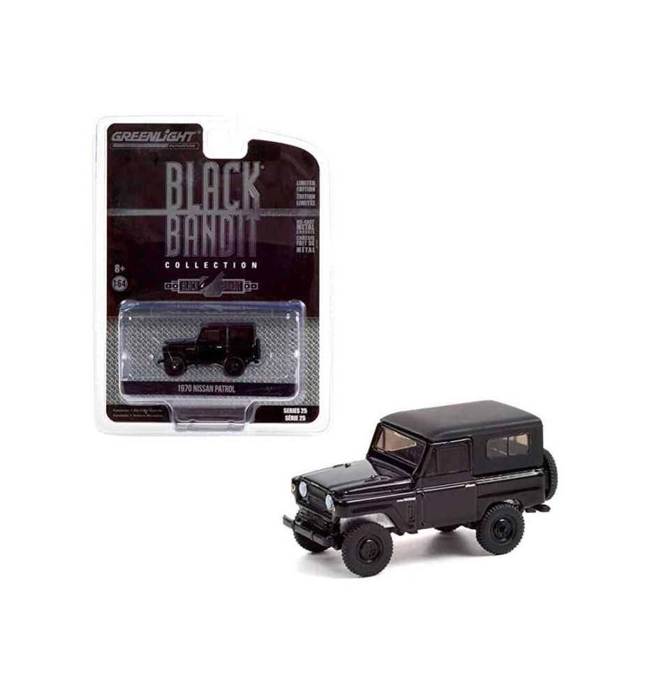 Greenlight Black Bandit 1970 Nissan Patrol 1:64