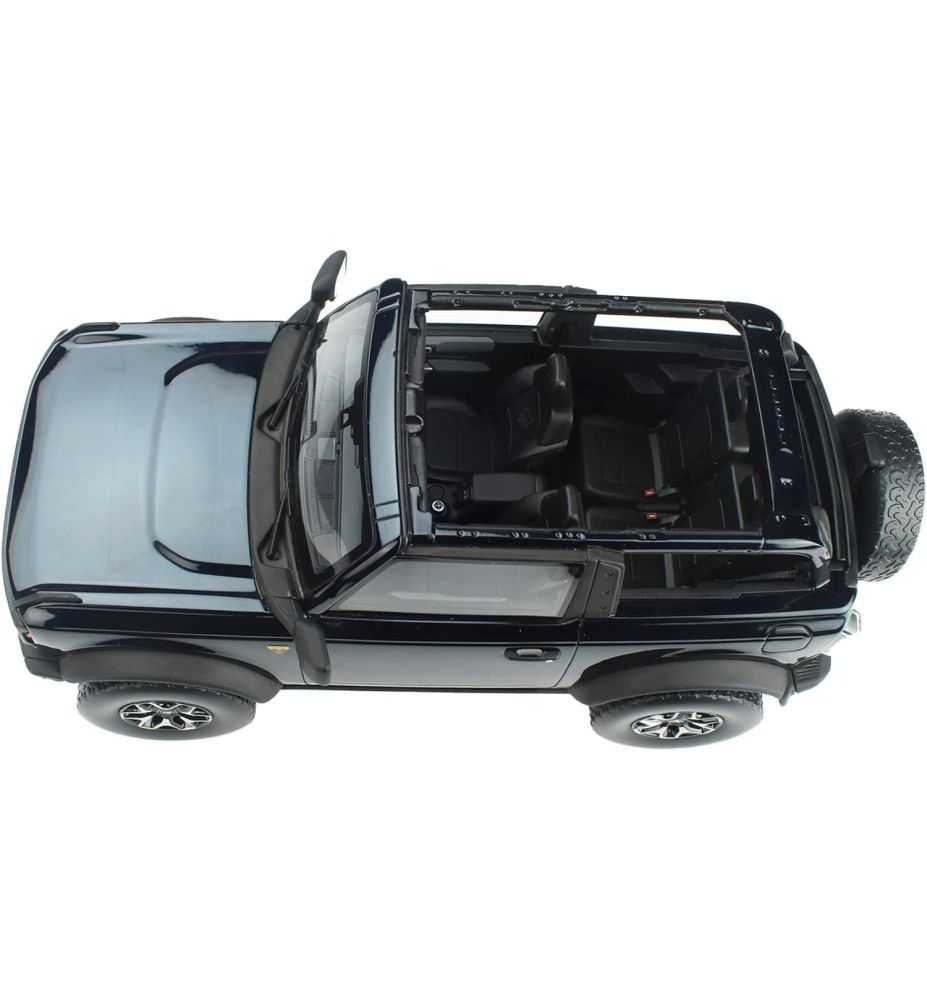 GT Spirit 2022 Ford Bronco Badlands Edition (Open Top) Black 1:18