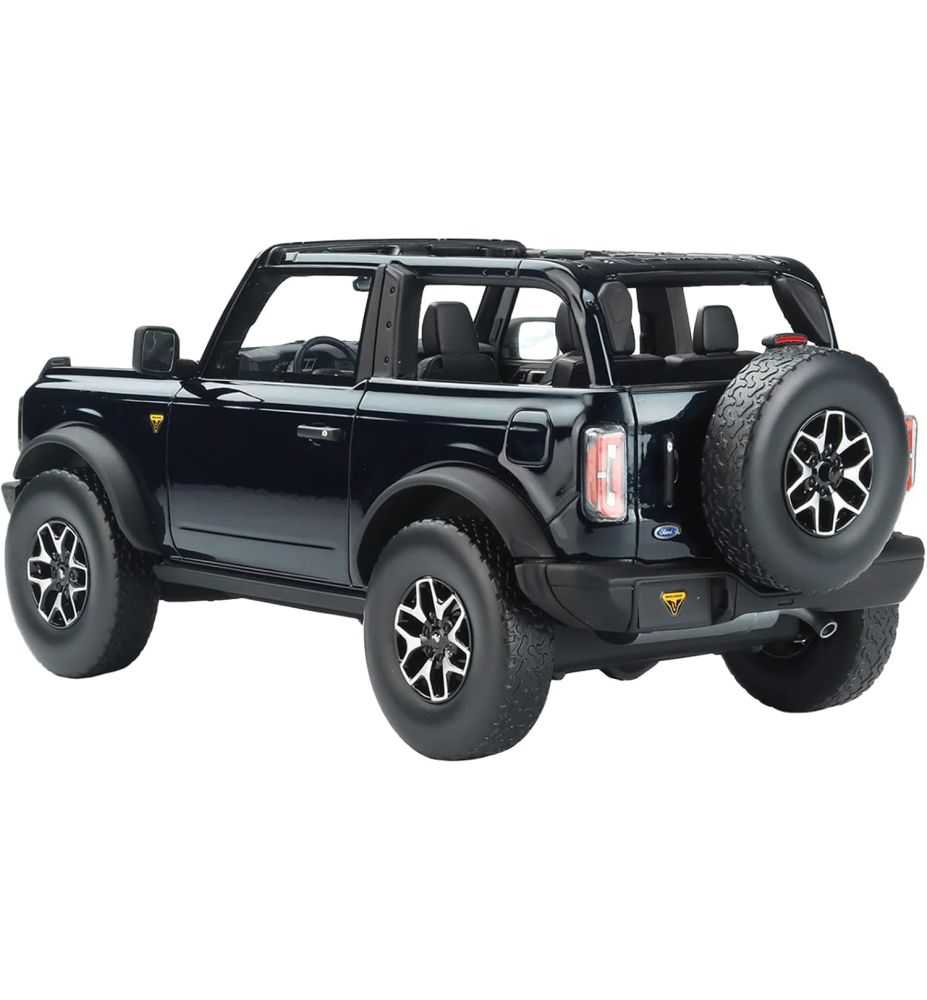 GT Spirit 2022 Ford Bronco Badlands Edition (Open Top) Black 1:18
