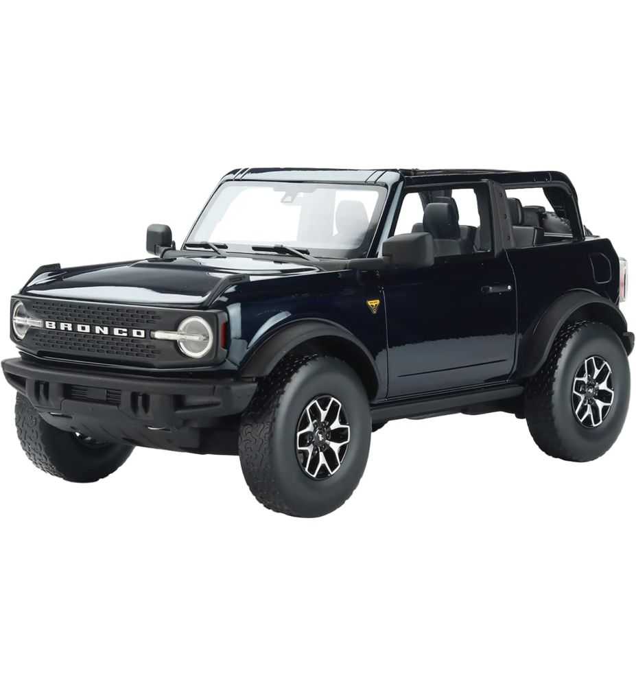 GT Spirit 2022 Ford Bronco Badlands Edition (Open Top) Black 1:18