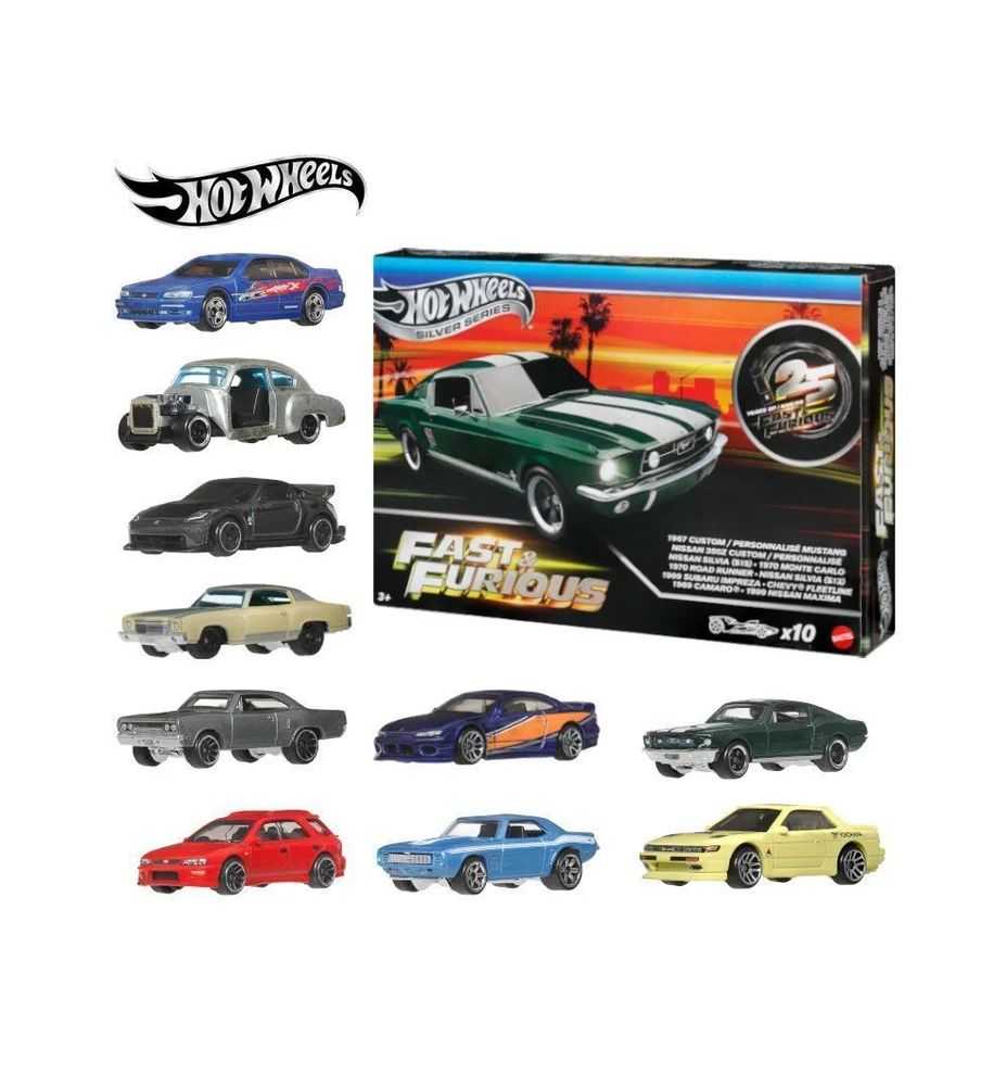 Hot Wheels 2026 Fast & Furious Box Set (10 Cars)