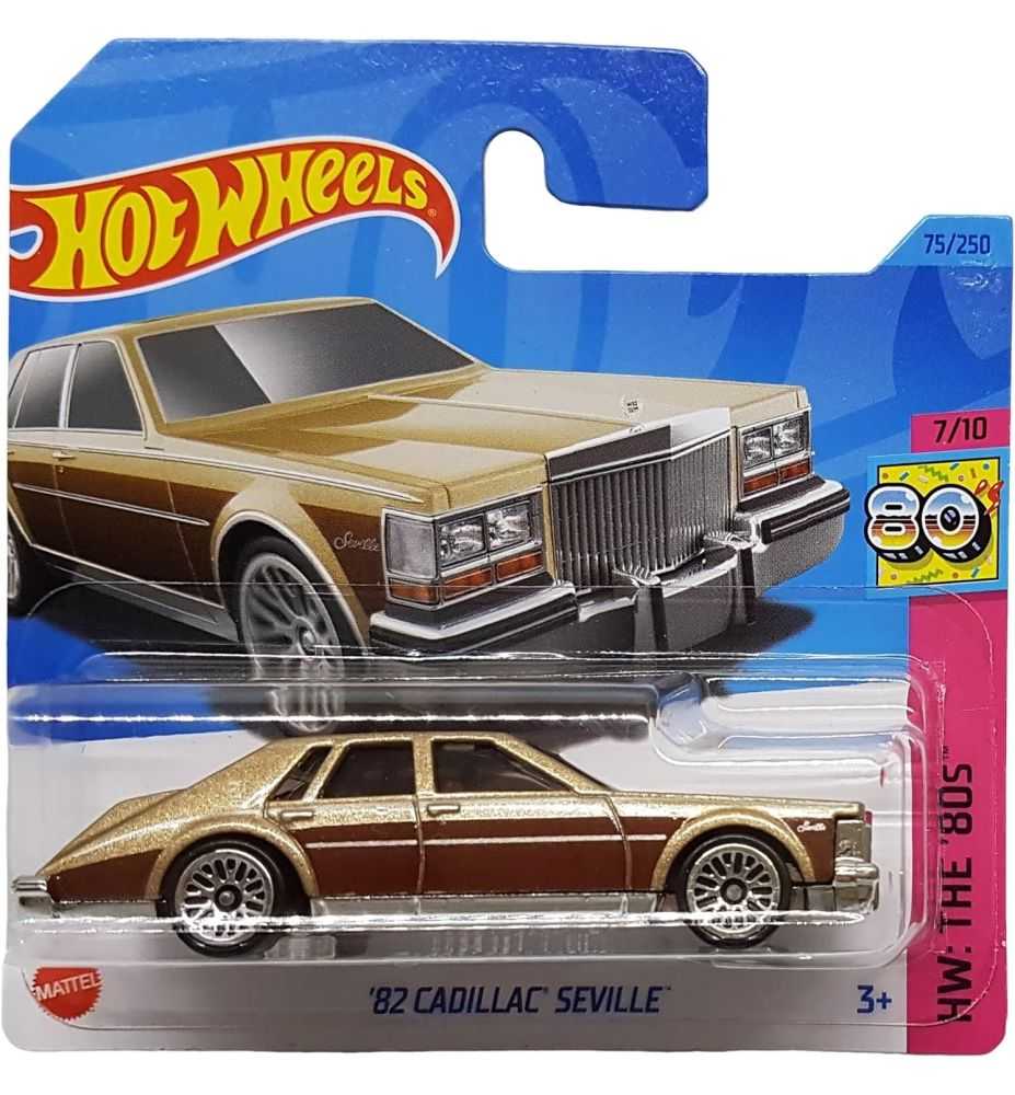Hot Wheels '82 Cadillac Seville HW The '80s 7/10 Gold Metallic (Short Card)
