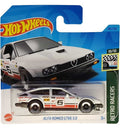 Hot Wheels Alfa Romeo GTV6 3.0 Retro Racers 10/10 White (Short Card)