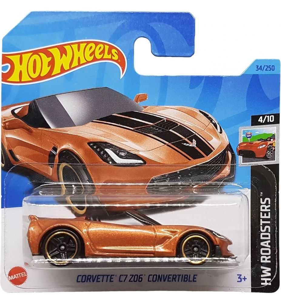 Hot Wheels Corvette C7 Z06 Convertible HW Roadsters 4/10 Copper Metal Flake (Short Card)