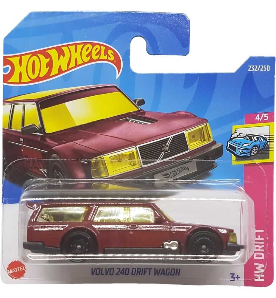 Hot Wheels Volvo 240 Drift Wagon HW Drift 4/5 (Short Card)