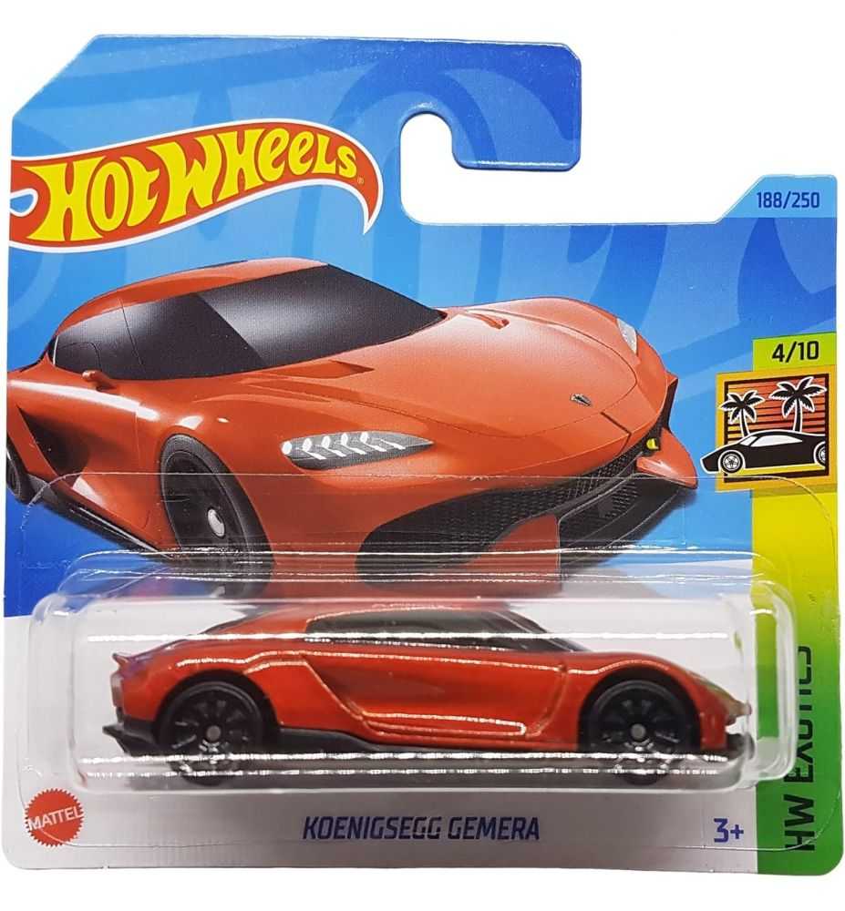 Hot Wheels Koenigsegg Gemera HW Exotics 4/10 Candy Apple Red (Short Card)