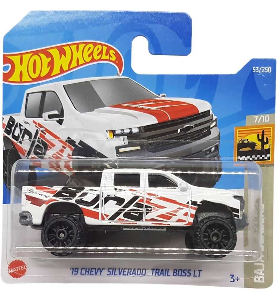 Hot Wheels '19 Chevy Silverado Trail Boss LT Baja Blazers 7/10 (Short Card)