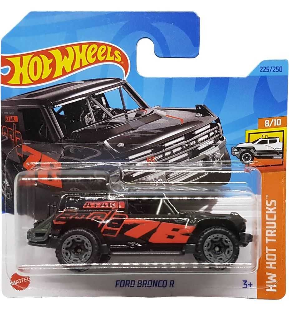 Hot Wheels Ford Bronco R HW Hot Trucks 8/10 Borla Toyo Tires (Short Card)