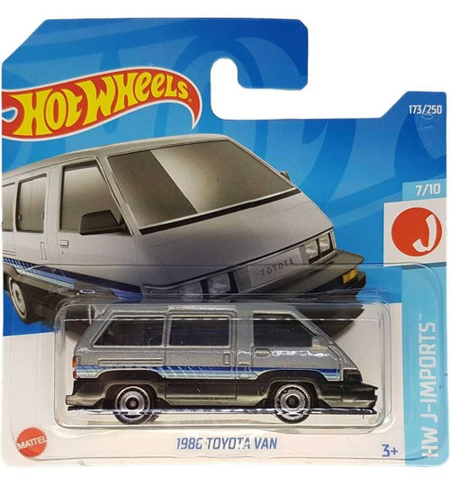 Hot Wheels 1986 Toyota Van HW J-Imports 7/10 Grey (Short Card)