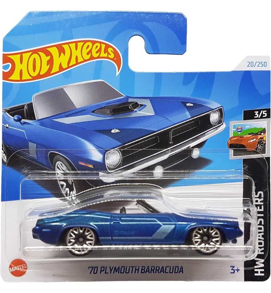 Hot Wheels '70 Plymouth Barracuda HW Roadsters 3/5 (Short Card)