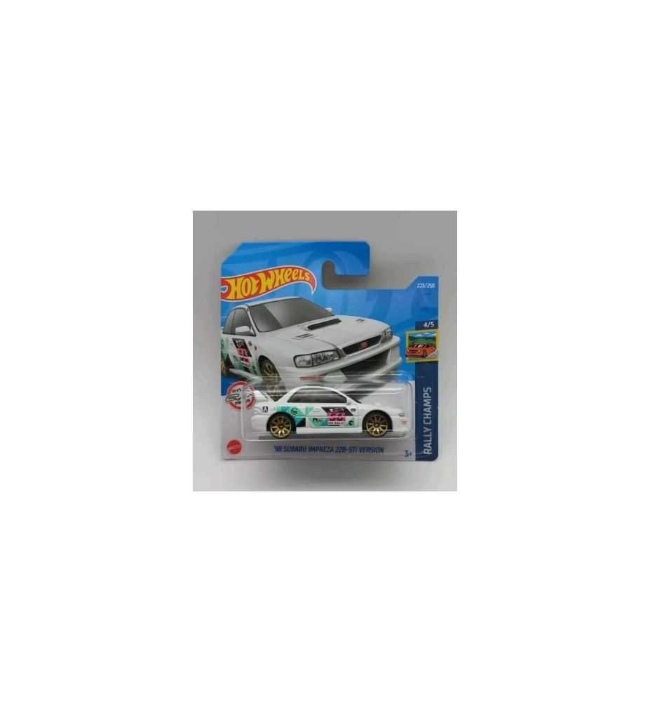 Hot Wheels '98 Subaru Impreza 22B STi Version Treasure Hunt Rally Champs 4/5 2022 (Short Card)