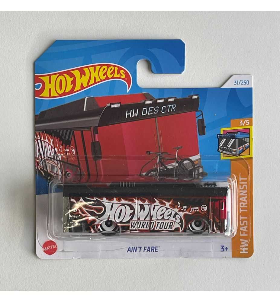 Hot Wheels Ain't Fare Black Treasure Hunt 2024 HW Fast Transit (Short Card)