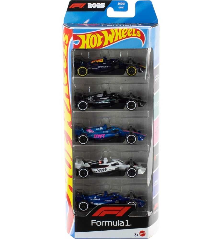 Hot Wheels Formula 1 5-Car Pack