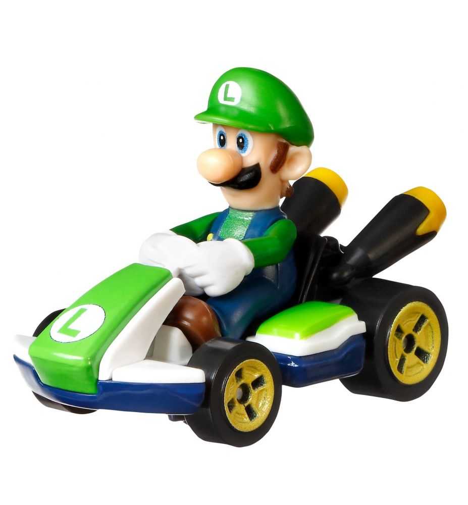 Hot Wheels Mario Kart Luigi Standard Kart