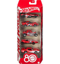 Hot Wheels Mattel 80th Anniversary 5-Car Pack