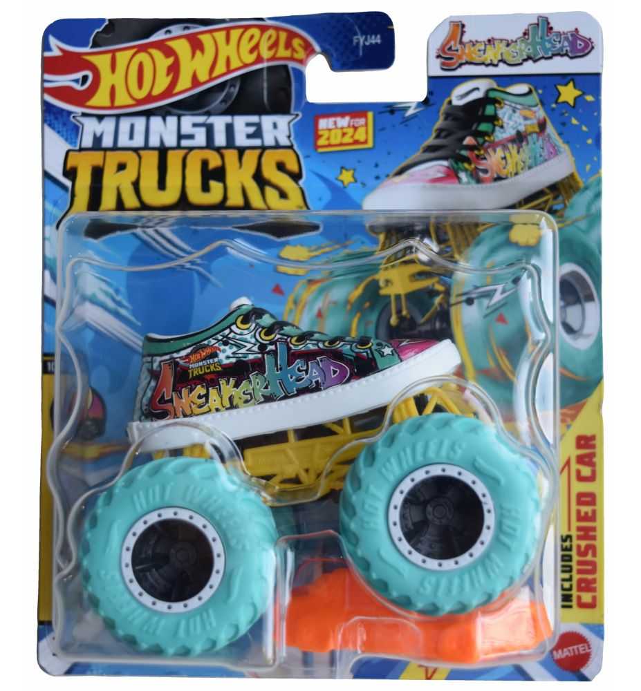 Hot Wheels Monster Trucks Freestyle Wreckers Sneaker Head