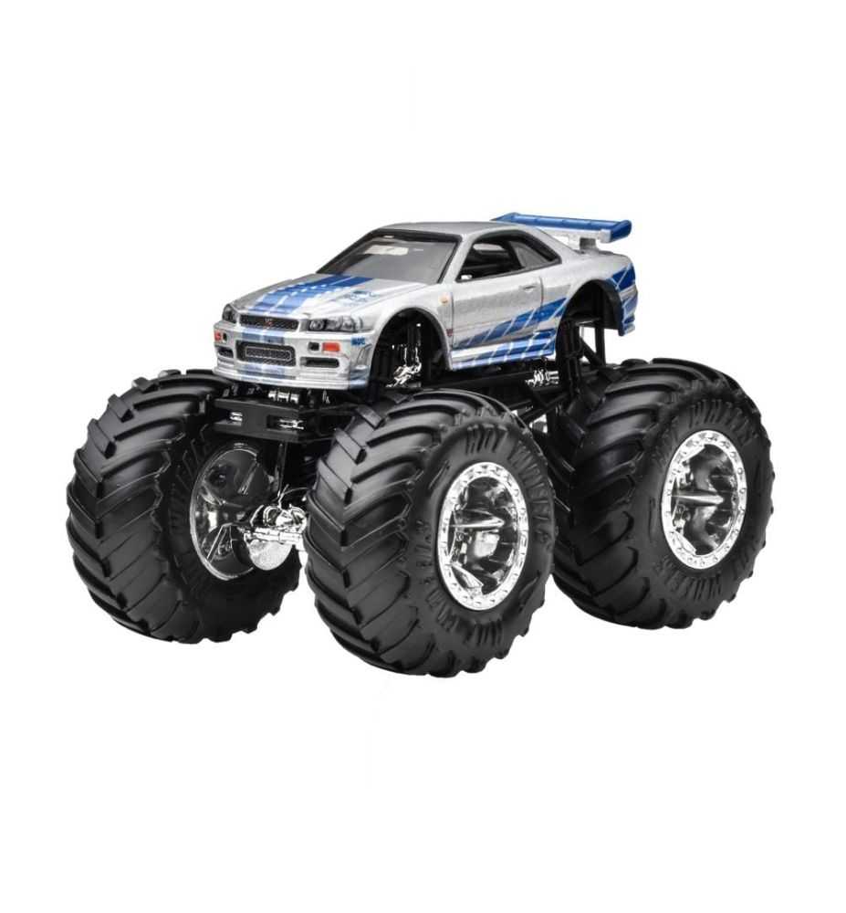 Hot Wheels Monster Trucks Fast & Furious Nissan Skyline