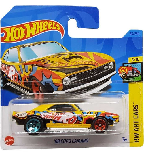 Hot Wheels '68 COPO Camaro HW Art Cars 5/10 Comic Style (Short Card)