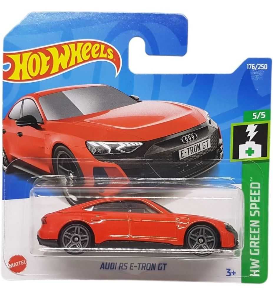 Hot Wheels Audi RS e-tron GT HW Green Speed 5/5 Red (Short Card) #2