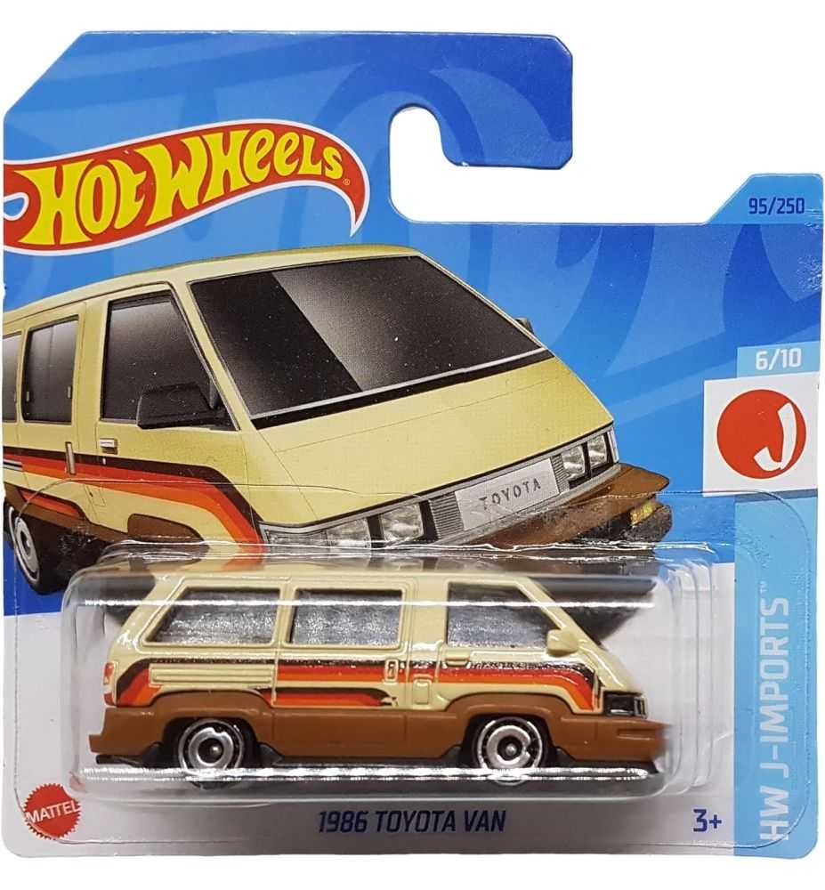 Hot Wheels 1986 Toyota Van HW J-Imports 6/10 Beige (Short Card)