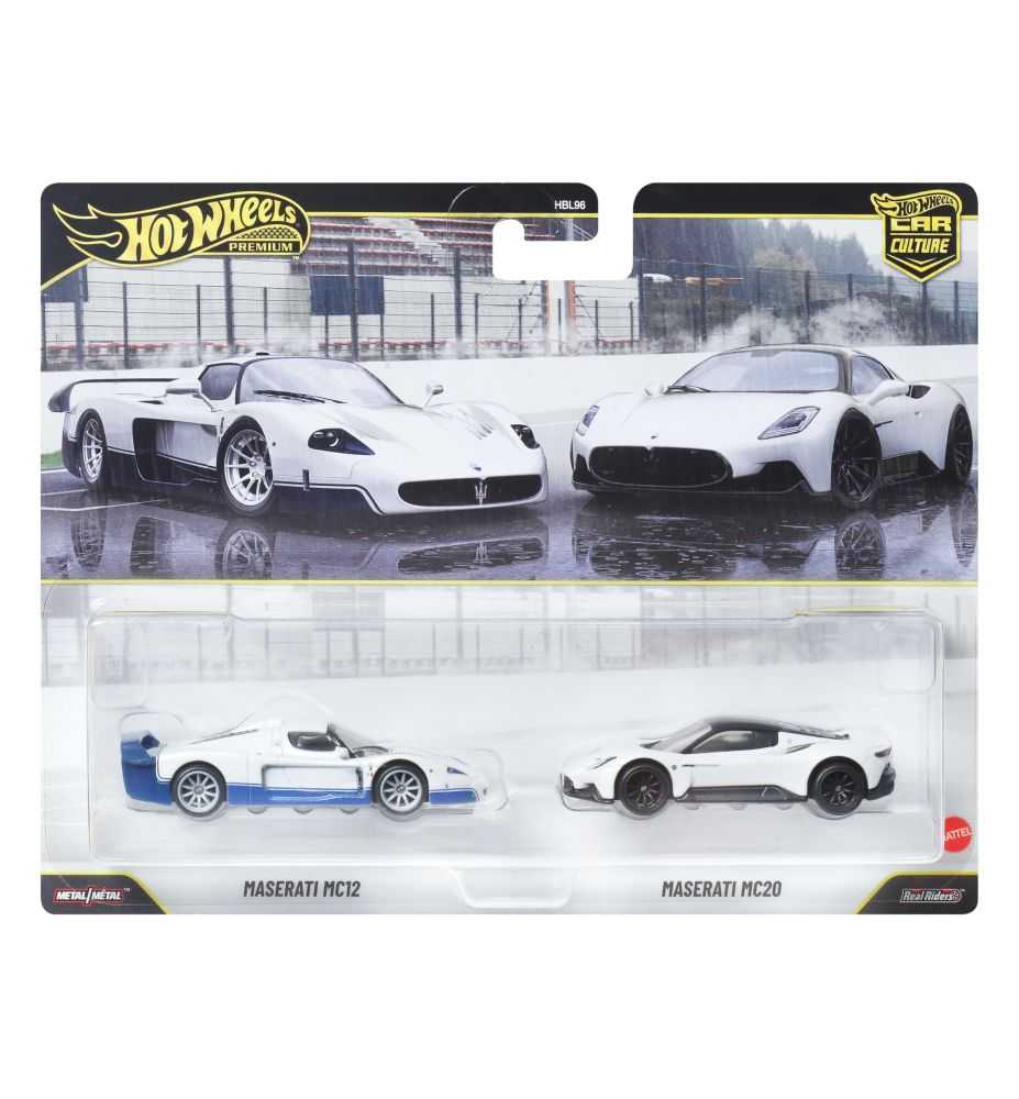 Hot Wheels Premium 2-Pack Maserati MC12 & Maserati MC20