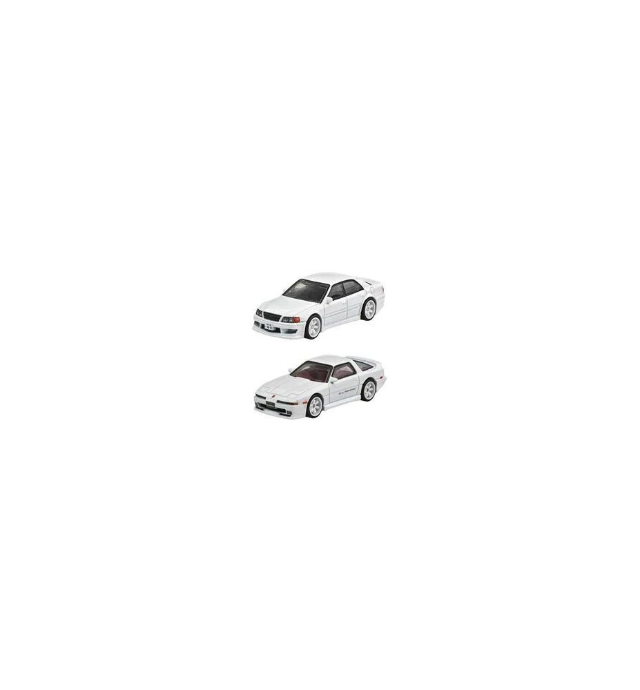 Hot Wheels Premium 2-Pack Toyota Chaser JZX100 & 1989 Toyota Supra