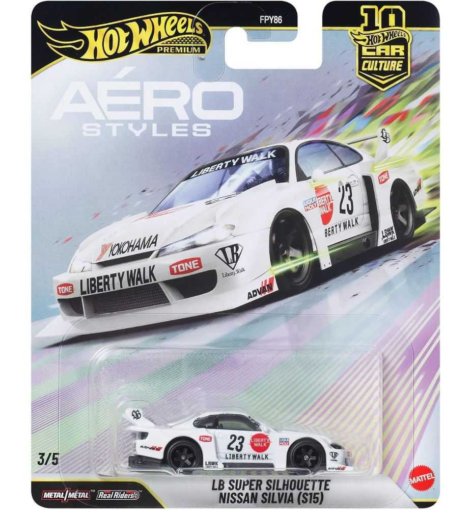 Hot Wheels Premium Aerostyles LB-Super Silhouette Nissan Silvia (S15) (3/5)