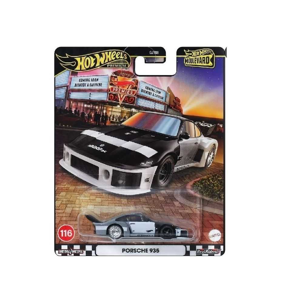 Hot Wheels Premium Boulevard Porsche 935 White/Black