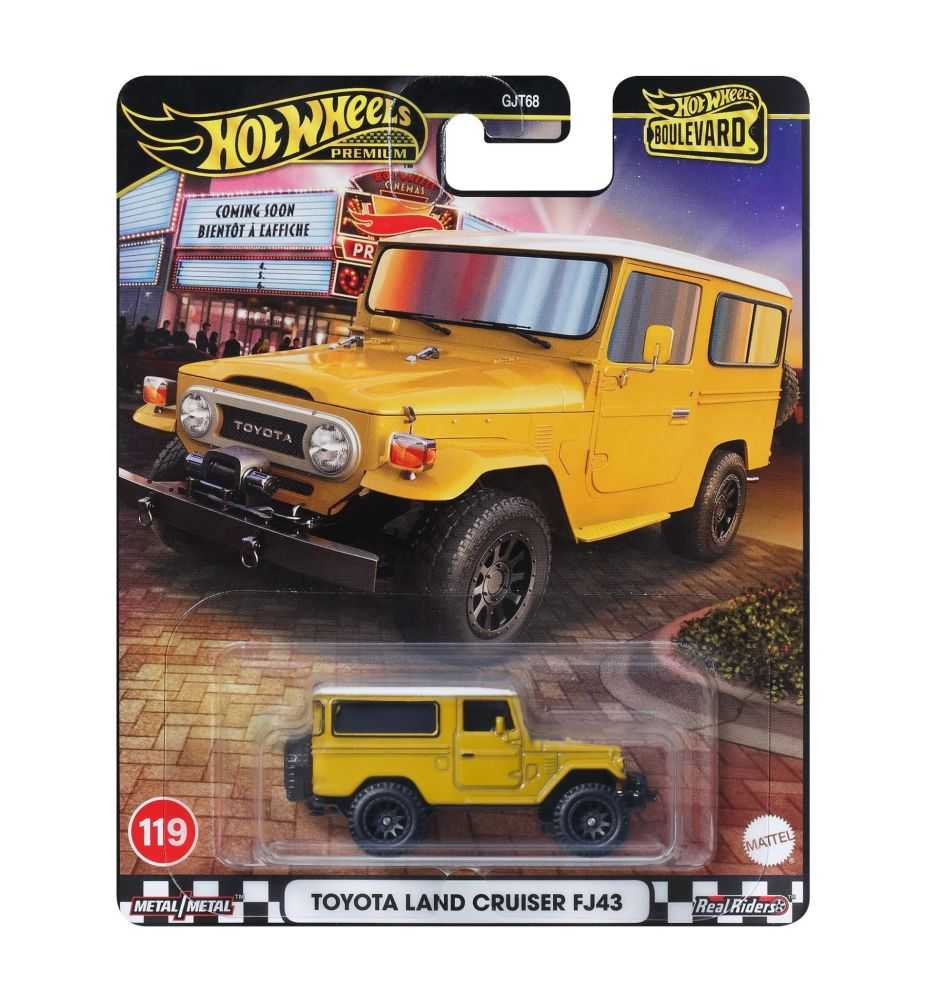 Hot Wheels Premium Boulevard Toyota Land Cruiser FJ43 Yellow
