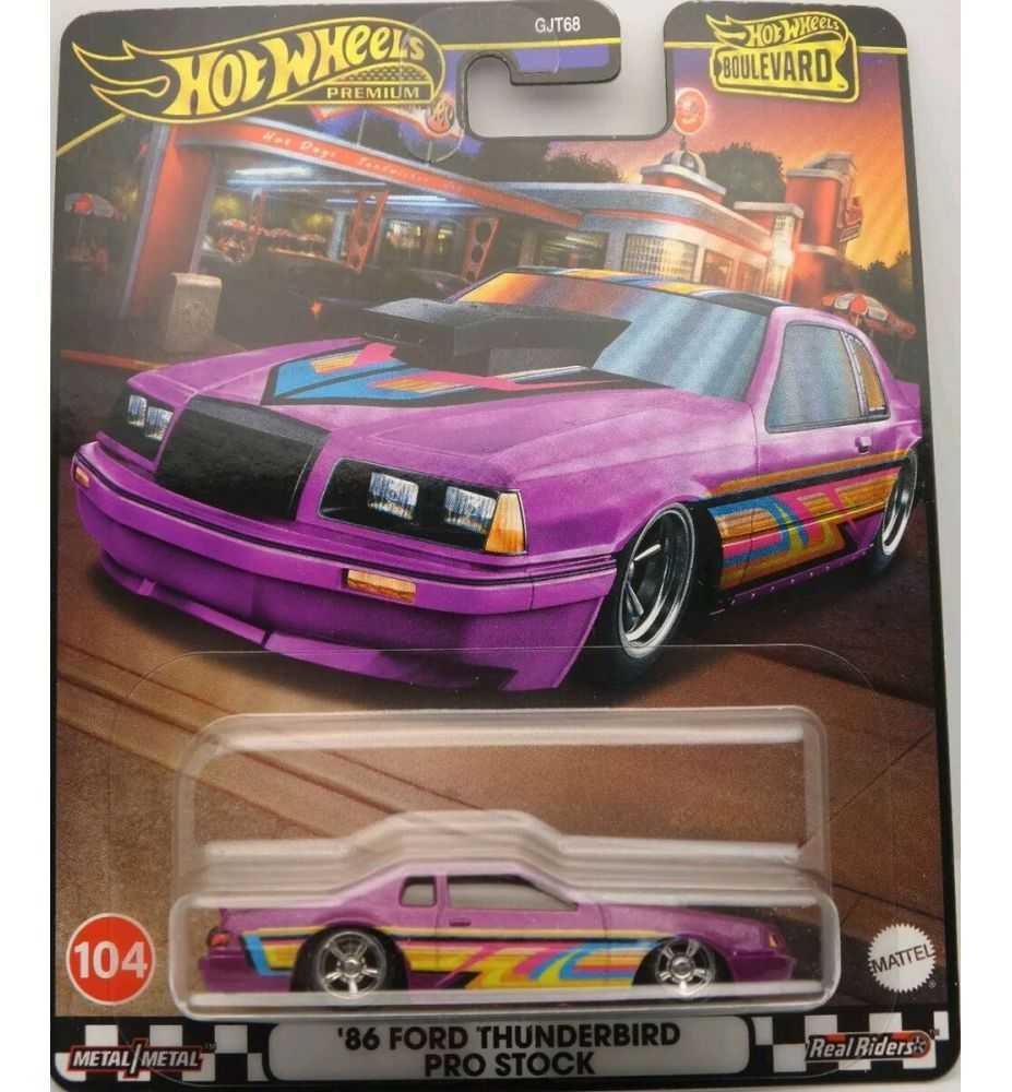 Hot Wheels Premium Boulevard '86 Ford Thunderbird Pro Stock