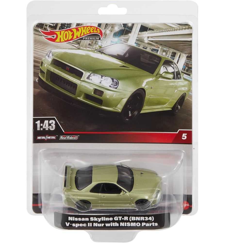 Hot Wheels Premium Nissan Skyline GT-R (R34) #5 1:43