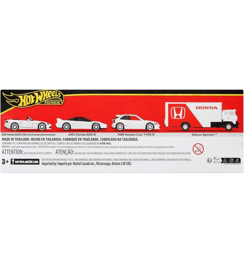 Hot Wheels Premium Diorama Honda Racing Set