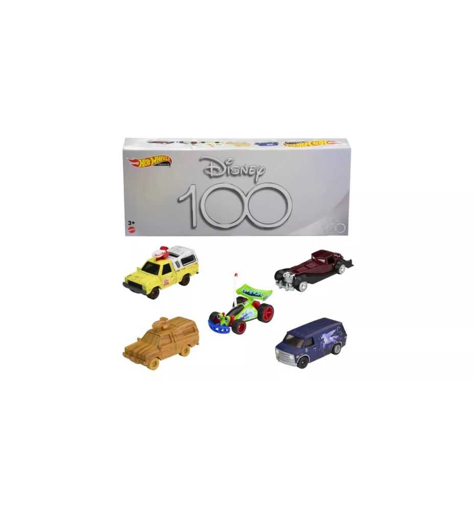 Hot Wheels Premium Disney 100th Anniversary 5-Car Pack