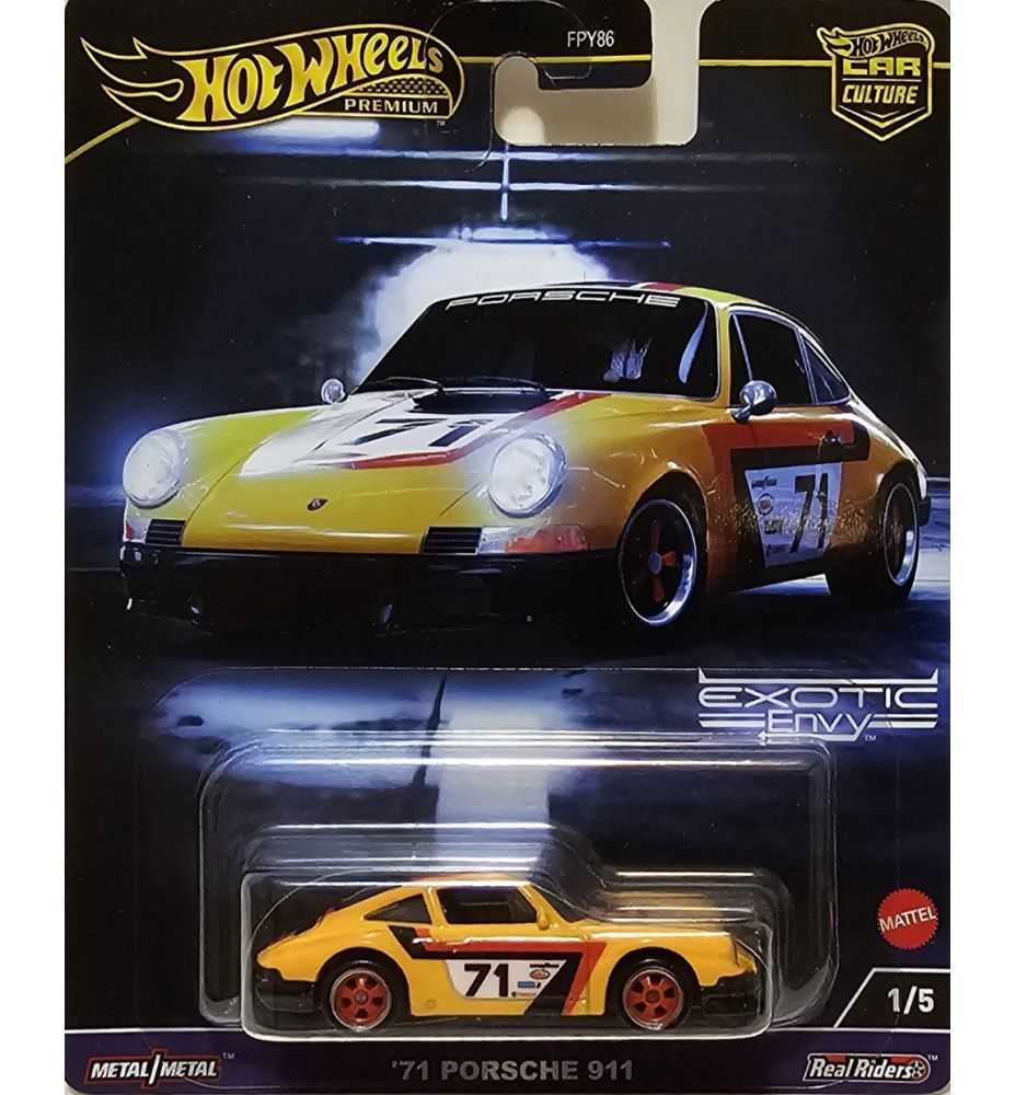 Hot Wheels Premium Exotic Envy '71 Porsche 911 (1/5)