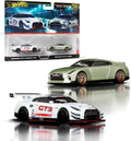 Hot Wheels Premium 2-Pack Nissan GT-R Nismo GT3 & Nissan GT-R (R35)