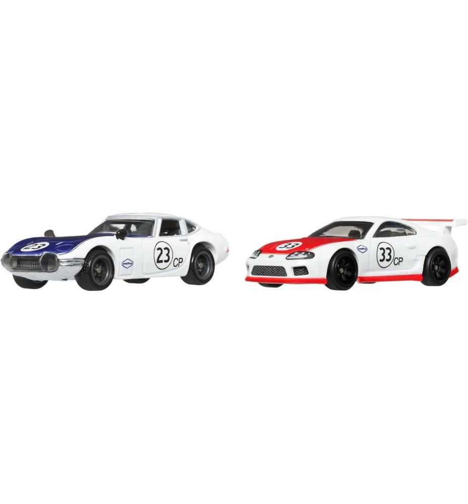 Hot Wheels Premium 2-Pack Toyota 2000GT & Toyota Supra