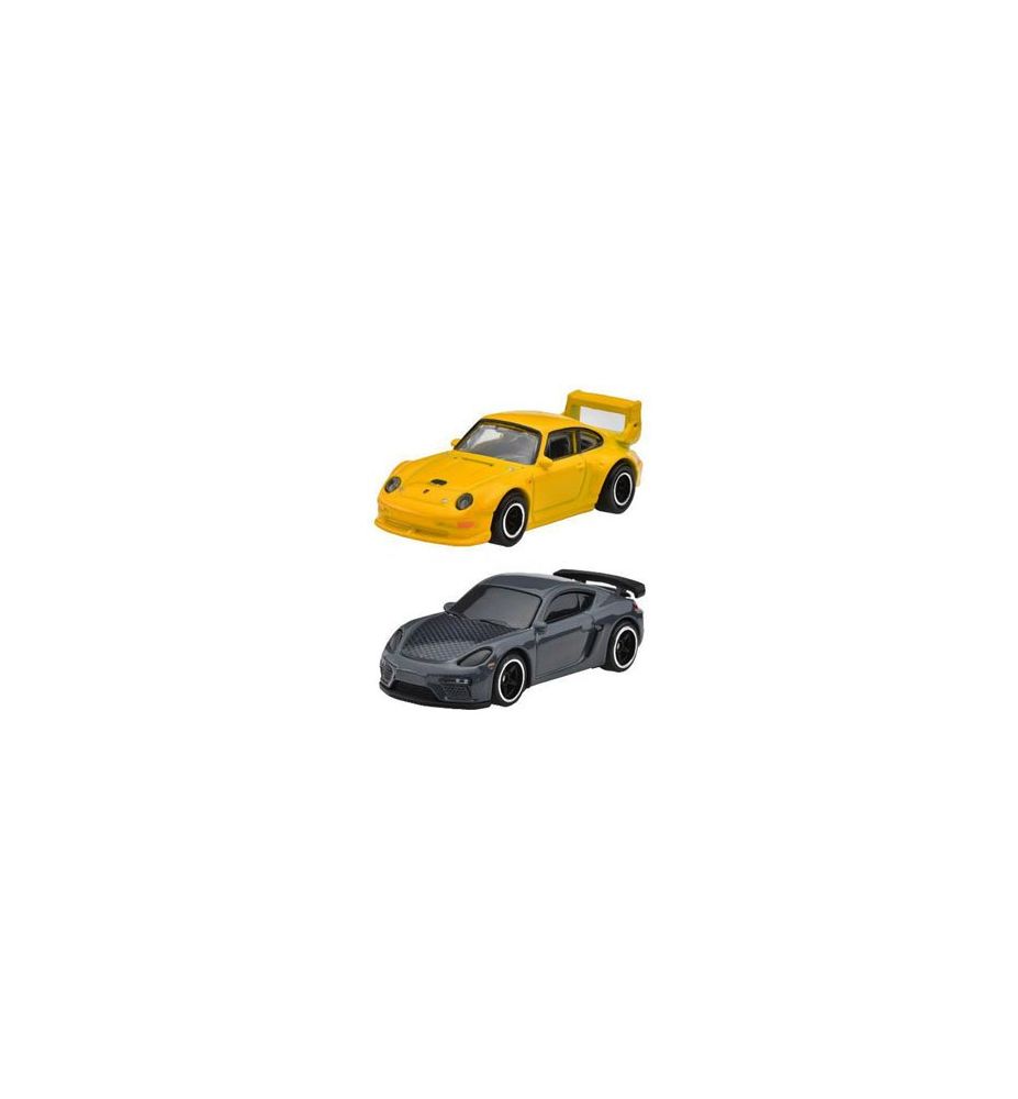 Hot Wheels Premium 2-Pack Porsche 993 GT2 & Porsche 718 Cayman GT4