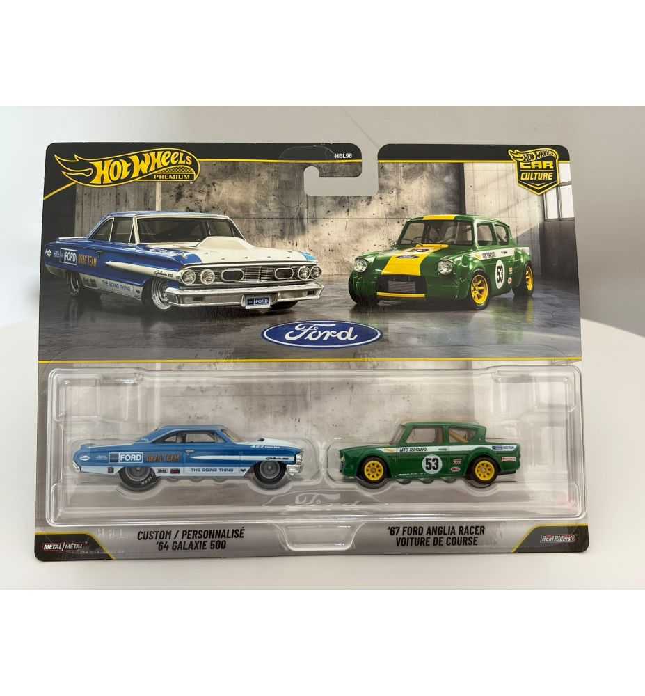 Hot Wheels Premium 2-Pack Custom '64 Galaxie 500 & '67 Ford Anglia Racer