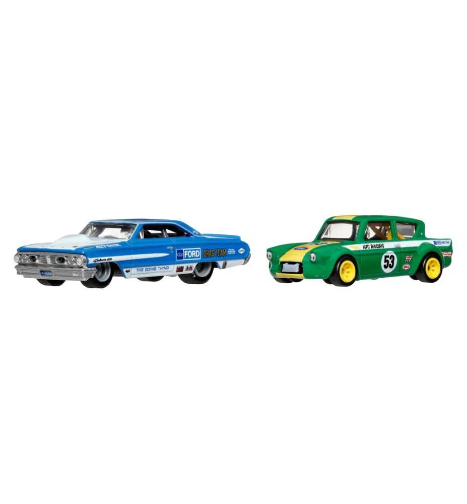 Hot Wheels Premium 2-Pack Custom '64 Galaxie 500 & '67 Ford Anglia Racer