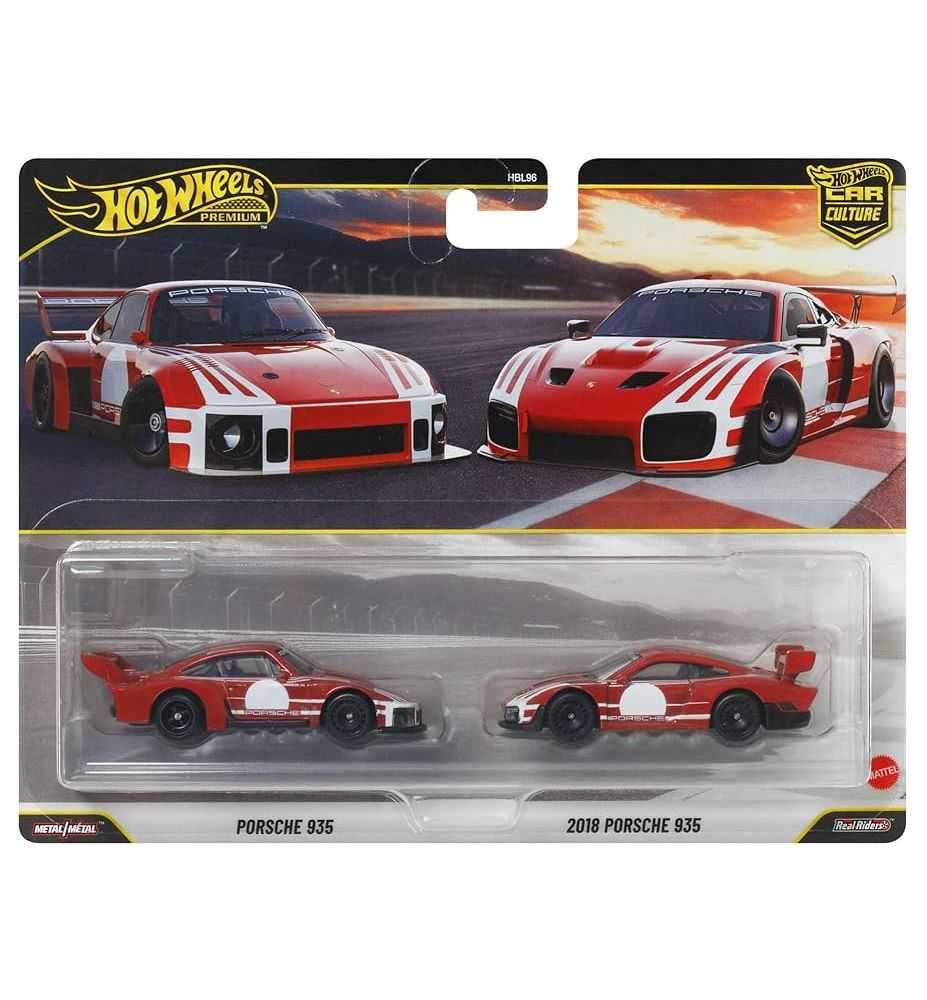Hot Wheels Premium 2-Pack Porsche 935 & 2018 Porsche 935