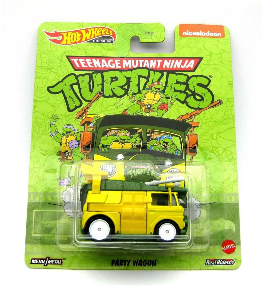 Hot Wheels Premium Pop Culture Teenage Mutant Ninja Turtles Party Wagon