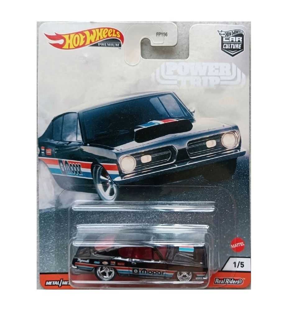 Hot Wheels Premium Power Trip Plymouth Barracuda Hemi (1/5)