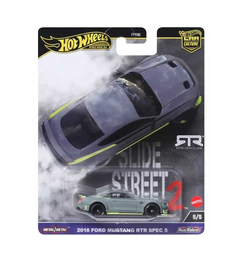 Hot Wheels Premium Slide Street 2 2018 Ford Mustang RTR Spec 5 (5/5)