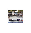 Hot Wheels Premium Team Transport DMC DeLorean + HW Rally Hauler #78
