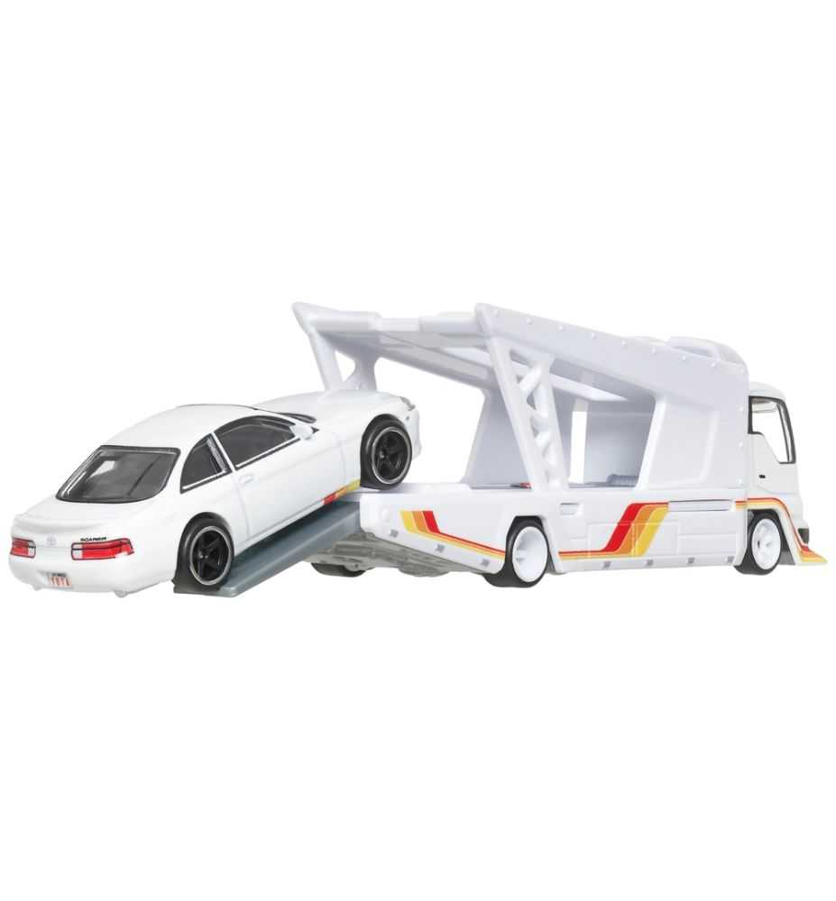 Hot Wheels Premium Team Transport Toyota Soarer + Kousoku Hauler #79