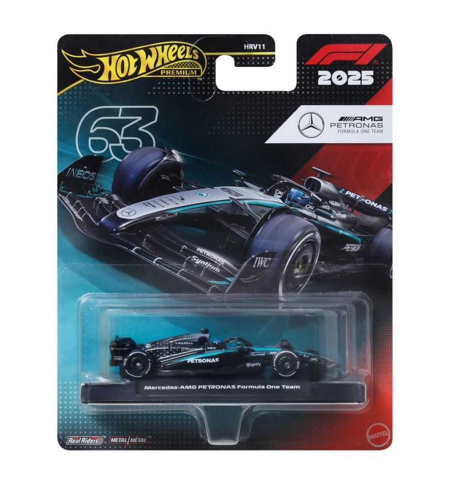 Hot Wheels Premium F1 Mercedes-AMG Petronas Formula 1 Team #63 2025