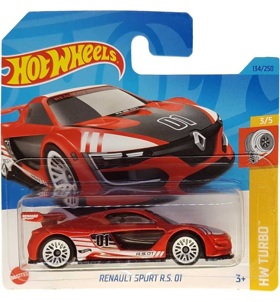 Hot Wheels Renault Sport R.S. 01 HW Turbo 3/5 Red (Short Card)