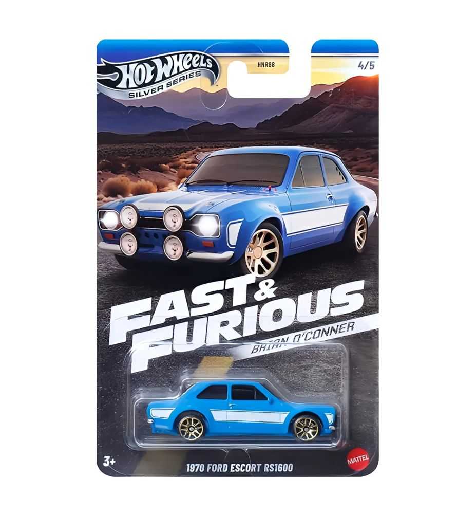 Hot Wheels Silver Series Fast & Furious Brian O'Conner 1970 Ford Escort RS1600 (4/5)