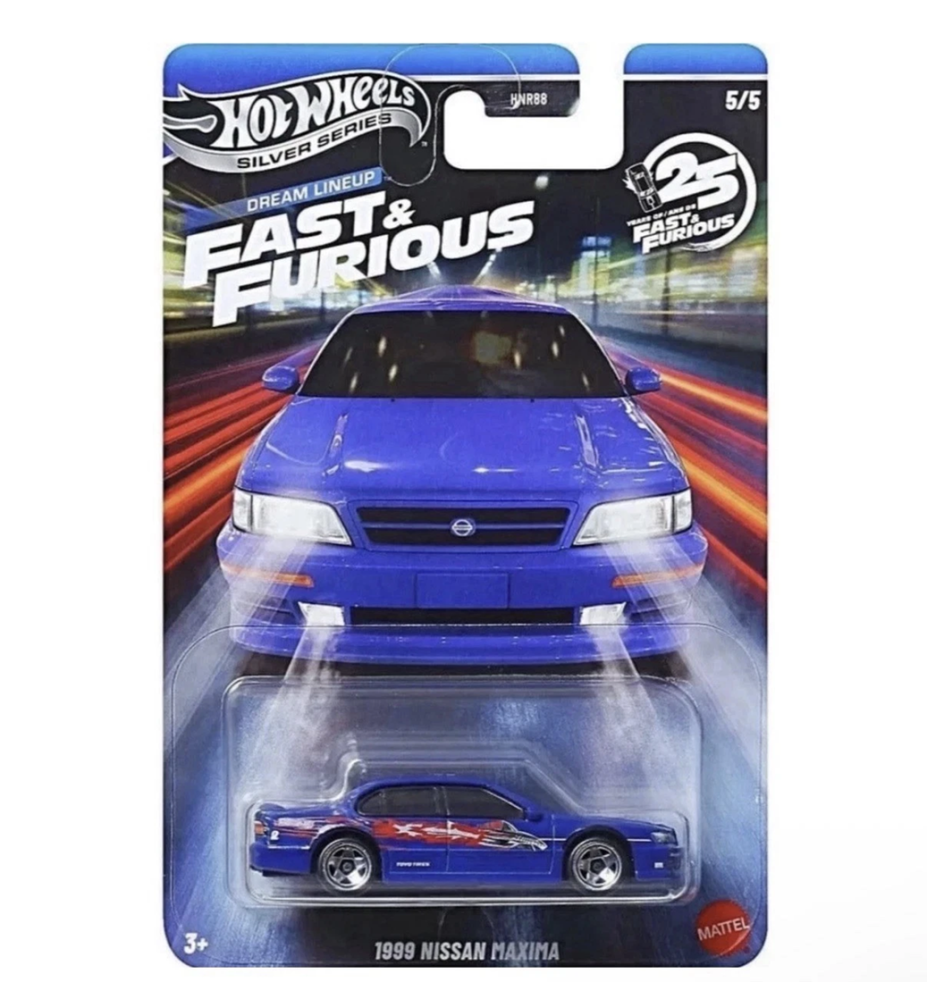 Hot Wheels Silver Series Fast & Furious Dream Lineup 1999 Nissan Maxima (5/5)