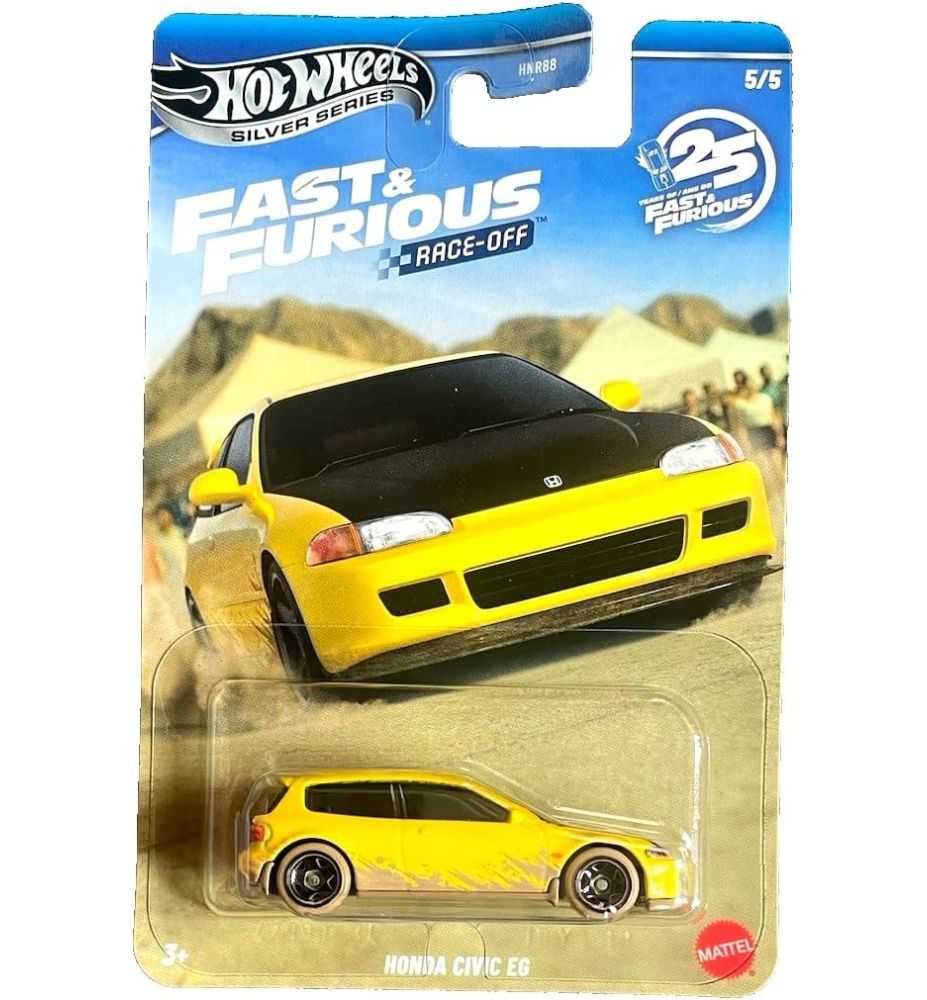 Hot Wheels Silver Series Fast & Furious Race-Off Honda Civic EG (5/5)